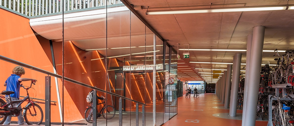 nieuwbouw ondergrondse fietsenstalling Station Haarlem